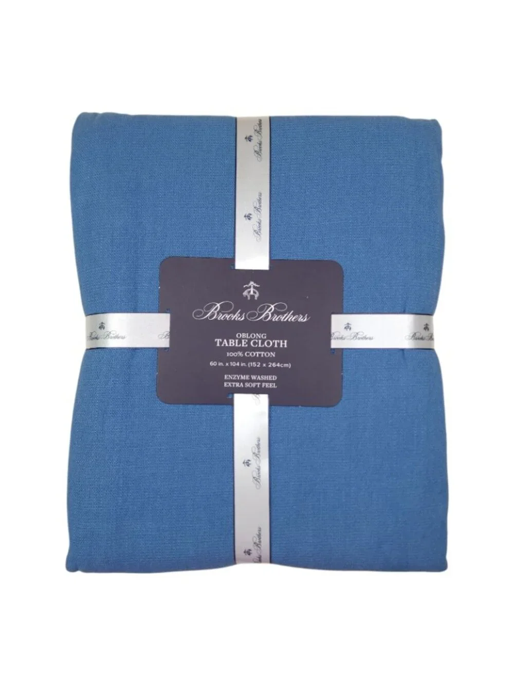 Brooks Brothers Oblong Tablecloth & Napkins Set 60
